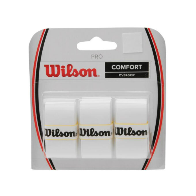 wILSON PRO OVERGRIP WHITE - 3 PACK
