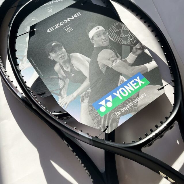 2024 YONEX Aqua Night Black - new limited edition frames available  @yonex_uk @yonex_tennis v #2024tennis #newracket #yonex #yonextennis #ezone #tennisshop
