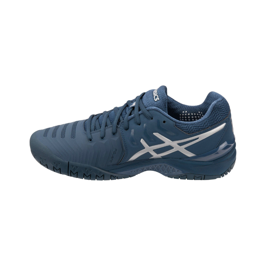 asics blue tennis shoes