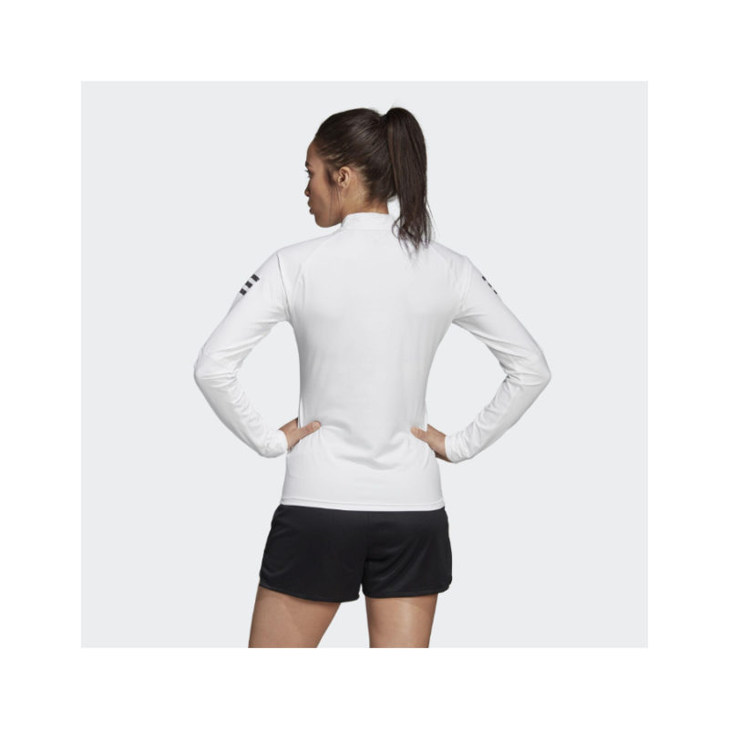 Adidas Womens Long Sleeve Tennis Top - White
