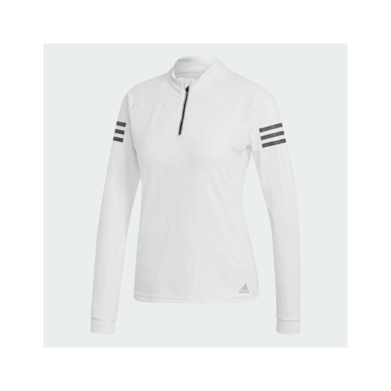 Adidas Womens Long Sleeve Tennis Top - White