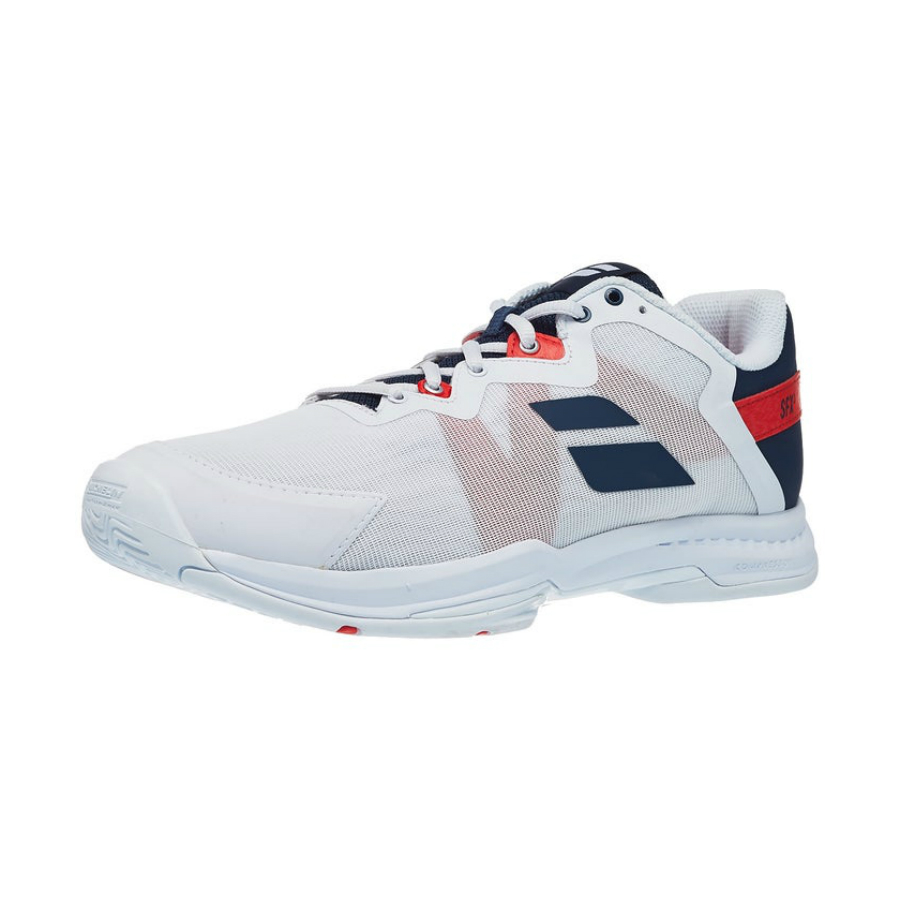 Babolat SFX All Court Men Tennis Shoes White Red 30S17529261 New Free Shipping 