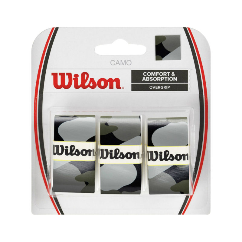 wILSON PRO OVERGRIP bLACK CAMO - 3 PACK