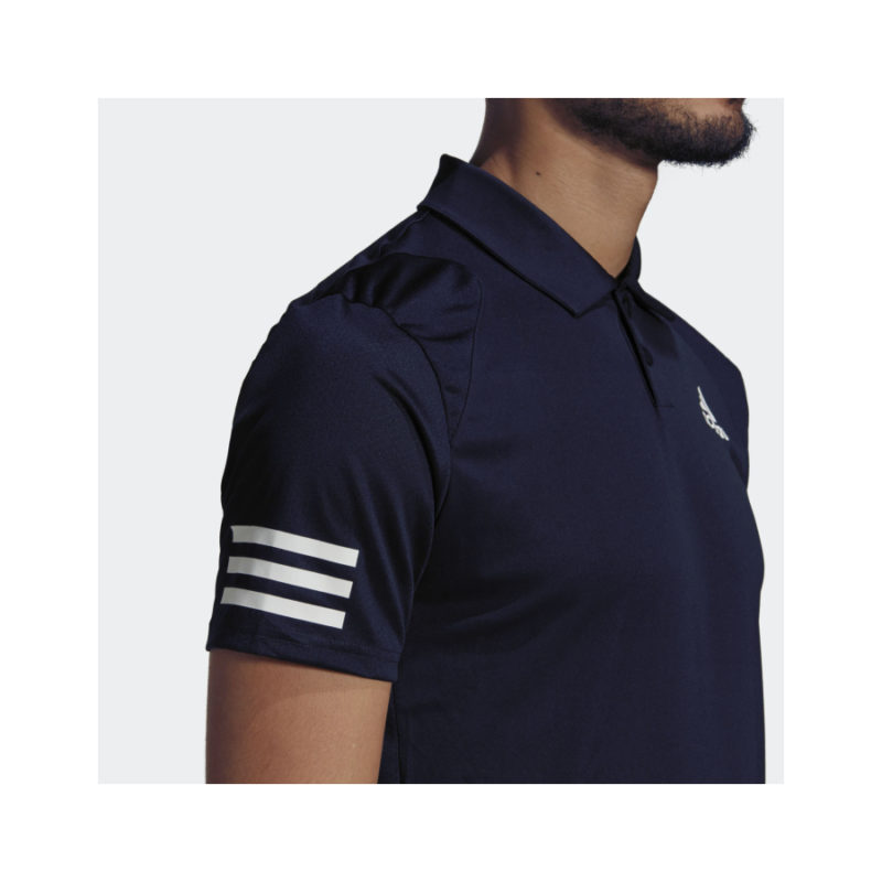 Adidas Club Tennis 3 Stripes Mens Polo