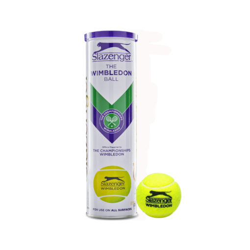 Slazenger Wimbledon Tennis Balls tube