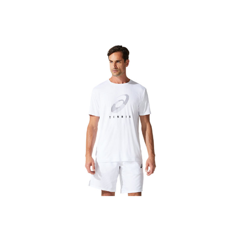 Asics Mens Court Spiral Tennis T-Shirt
